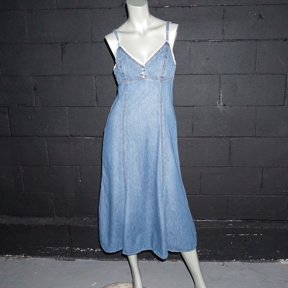 co denim midi dress